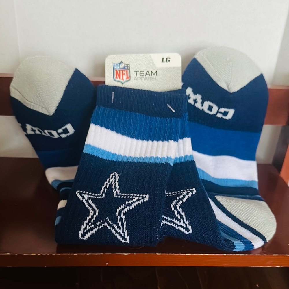 NFL Team Dallas Cowboys Socks-NWT